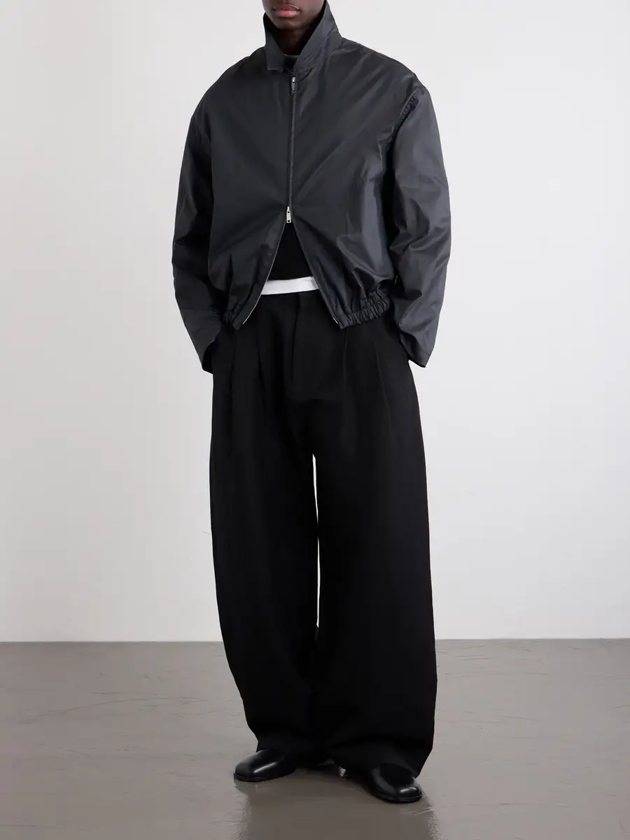 Studio Nicholson Straight-Leg Pleated Linen and Wool-Blend Suit Trousers - Men | Thumbnail 2