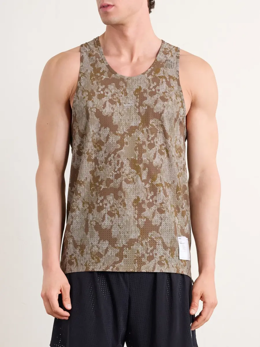 Satisfy Embellished Logo-Appliquéd Space-O™ Mesh Tank Top - Men | Thumbnail 3 Satisfy Embellished Logo-Appliquéd Space-O™ Mesh Tank Top - Men | Thumbnail 3