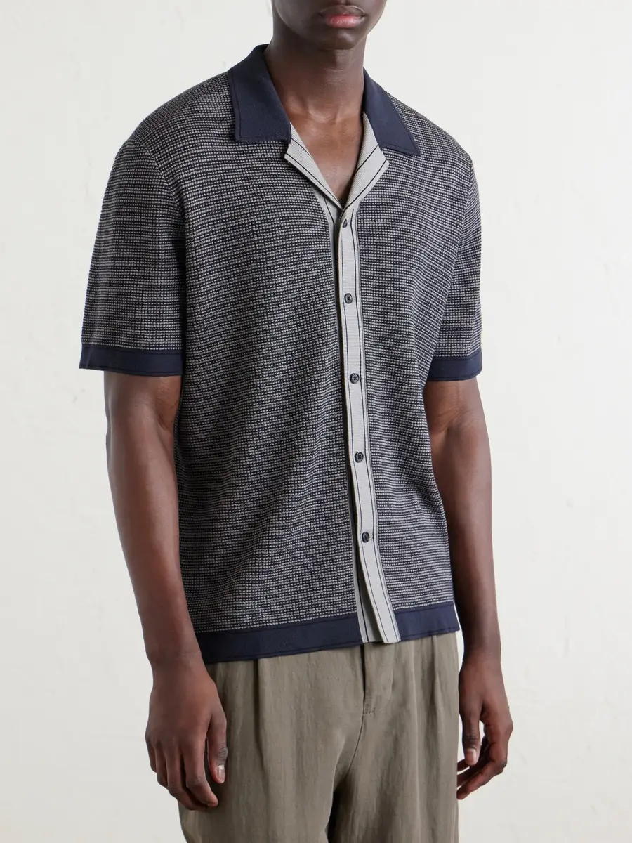 rag & bone Camp-Collar Cotton-Blend Shirt - Men | Thumbnail 3