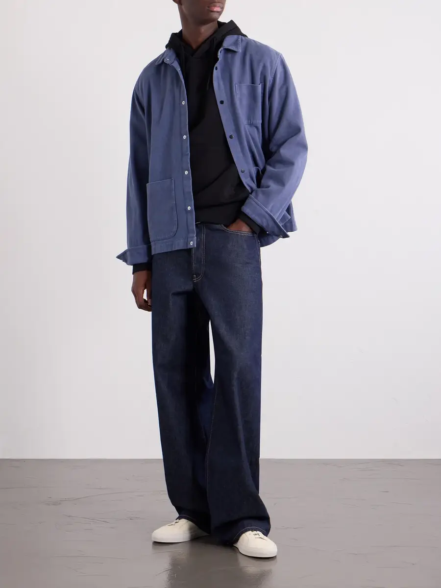 Stone Island Garment-Dyed Cotton-Fleece Hoodie - Men | Thumbnail 2