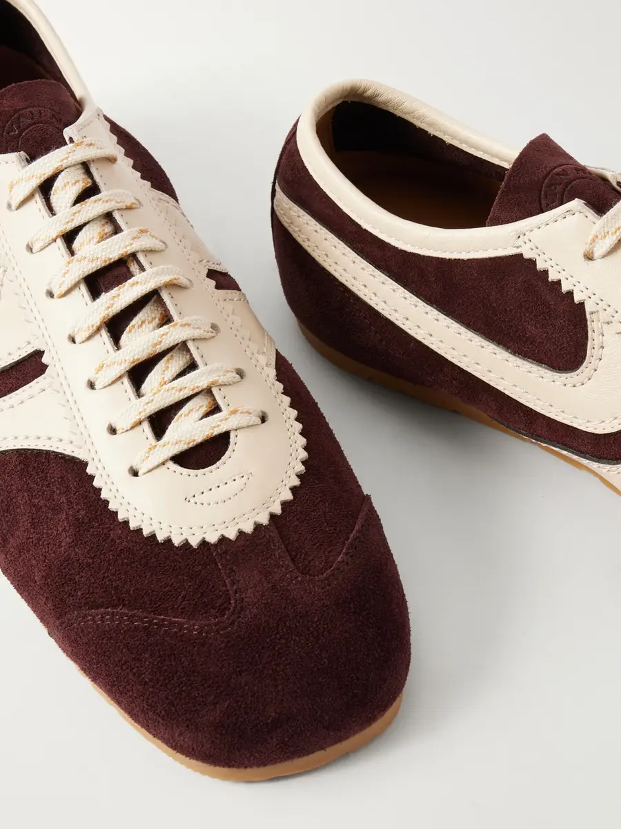 Dries Van Noten Leather-Trimmed Suede Sneakers - Men | Thumbnail 5 Dries Van Noten Leather-Trimmed Suede Sneakers - Men | Thumbnail 5
