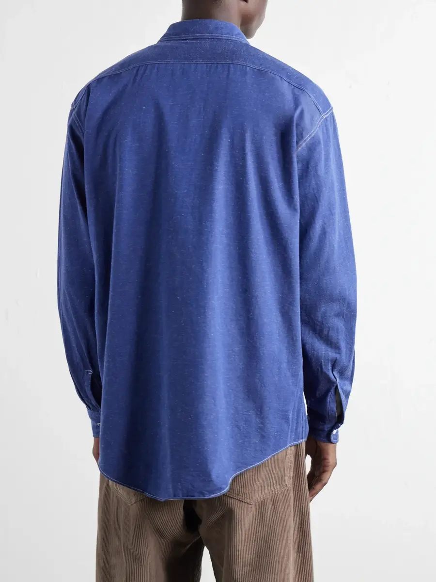 Kaptain Sunshine Work Suvin Cotton and Hemp-Blend Shirt - Men | Thumbnail 4 Kaptain Sunshine Work Suvin Cotton and Hemp-Blend Shirt - Men | Thumbnail 4