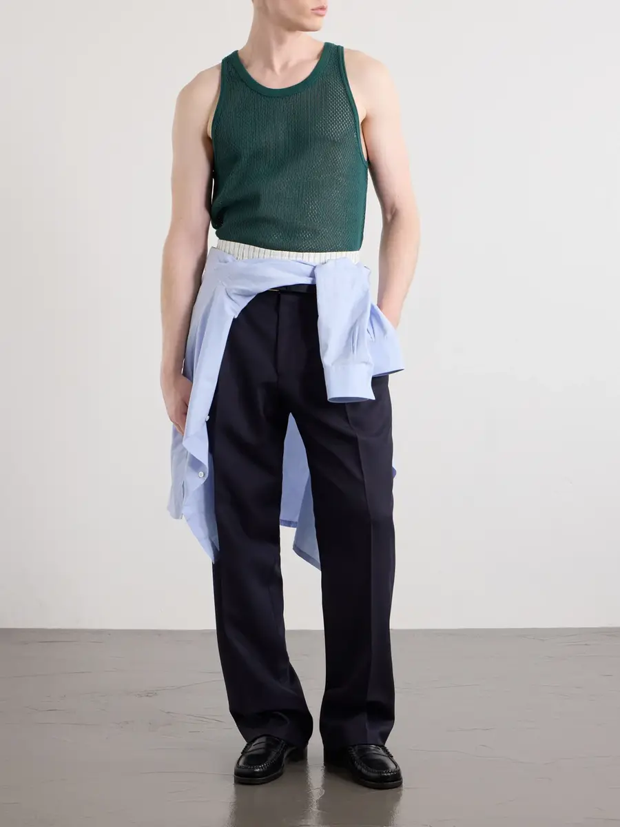 Aimé Leon Dore Open-Knit Cotton Tank Top - Men | Thumbnail 2 Aimé Leon Dore Open-Knit Cotton Tank Top - Men | Thumbnail 2