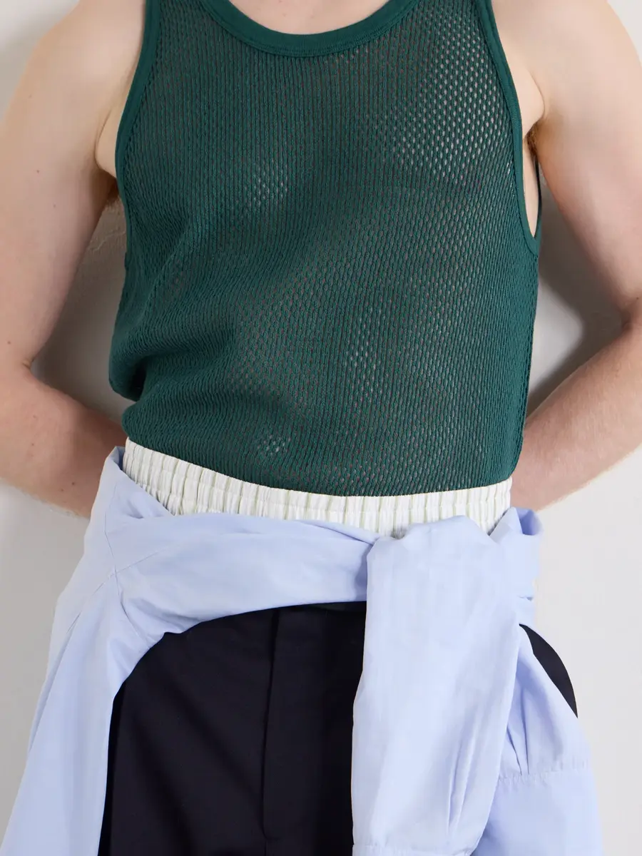 Aimé Leon Dore Open-Knit Cotton Tank Top - Men | Thumbnail 5 Aimé Leon Dore Open-Knit Cotton Tank Top - Men | Thumbnail 5