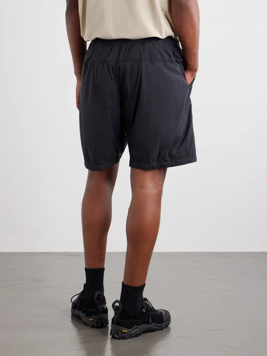Stone Island Straight-Leg Logo-Appliquéd Garment-Dyed Nylon Stretch-TC Shorts - Men | Thumbnail 4 Stone Island Straight-Leg Logo-Appliquéd Garment-Dyed Nylon Stretch-TC Shorts - Men | Thumbnail 4