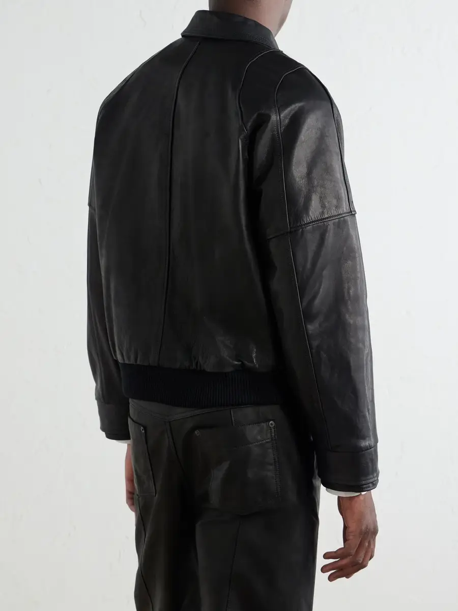 ADON Leather Bomber Jacket - Men | Thumbnail 4 ADON Leather Bomber Jacket - Men | Thumbnail 4