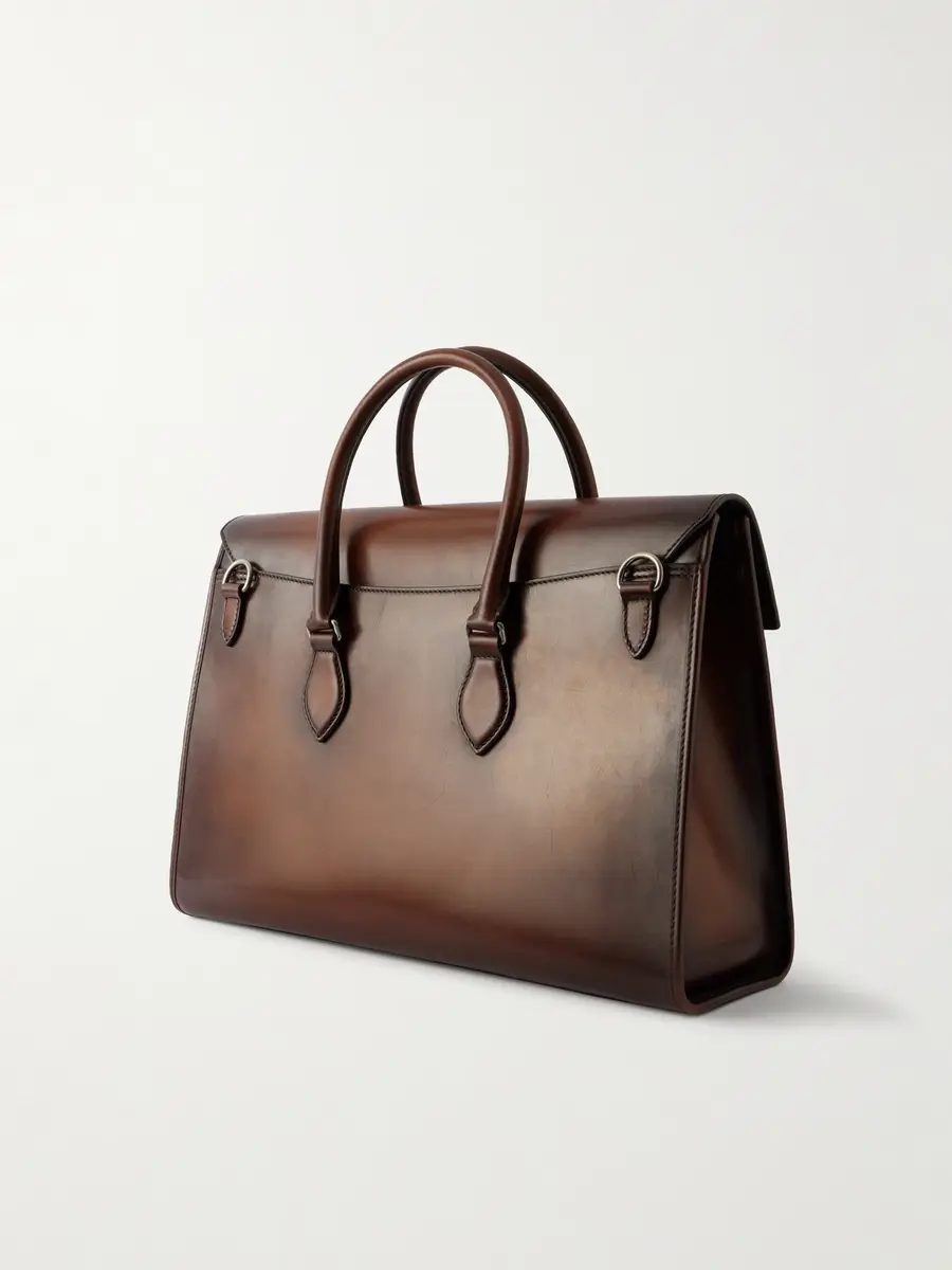 Berluti E'Mio Venezia Leather Briefcase - Men | Thumbnail 4