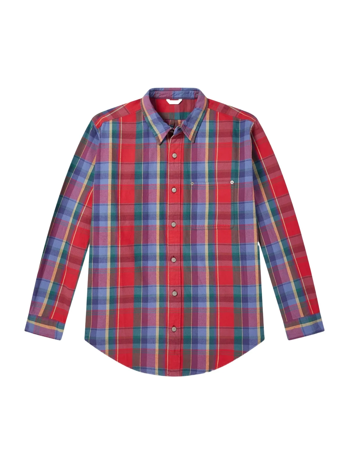 Checked Cotton-Twill Shirt - Men Checked Cotton-Twill Shirt - Men