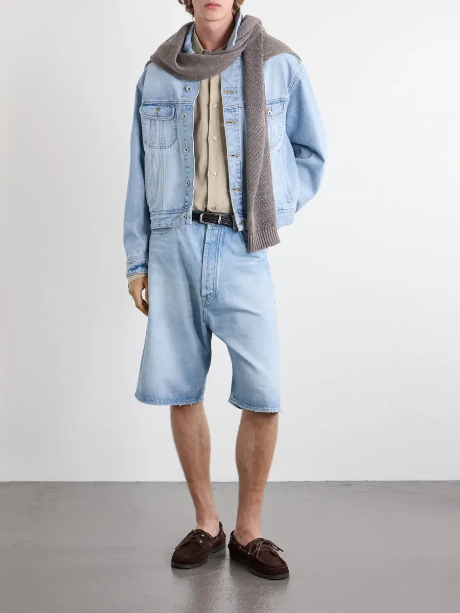 Studio Nicholson Marylebone Straight-Leg Denim Shorts - Men | Thumbnail 2 Studio Nicholson Marylebone Straight-Leg Denim Shorts - Men | Thumbnail 2