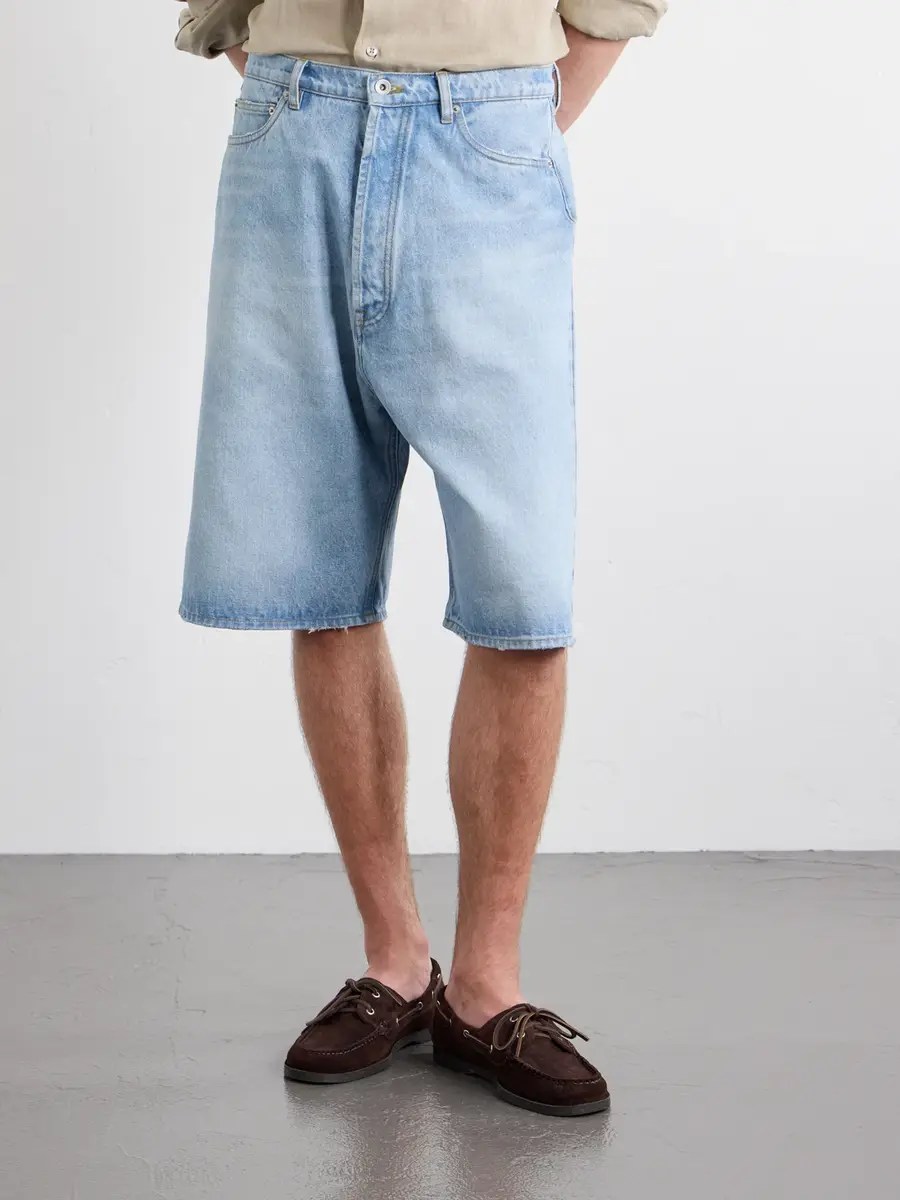 Studio Nicholson Marylebone Straight-Leg Denim Shorts - Men | Thumbnail 3 Studio Nicholson Marylebone Straight-Leg Denim Shorts - Men | Thumbnail 3