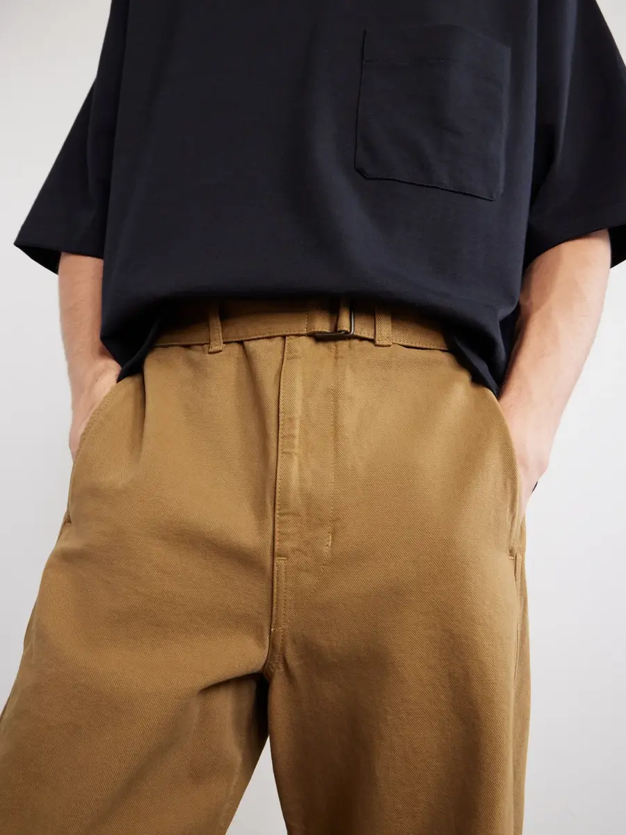Lemaire Straight-Leg Belted Cotton-Twill Trousers - Men | Thumbnail 5 Lemaire Straight-Leg Belted Cotton-Twill Trousers - Men | Thumbnail 5