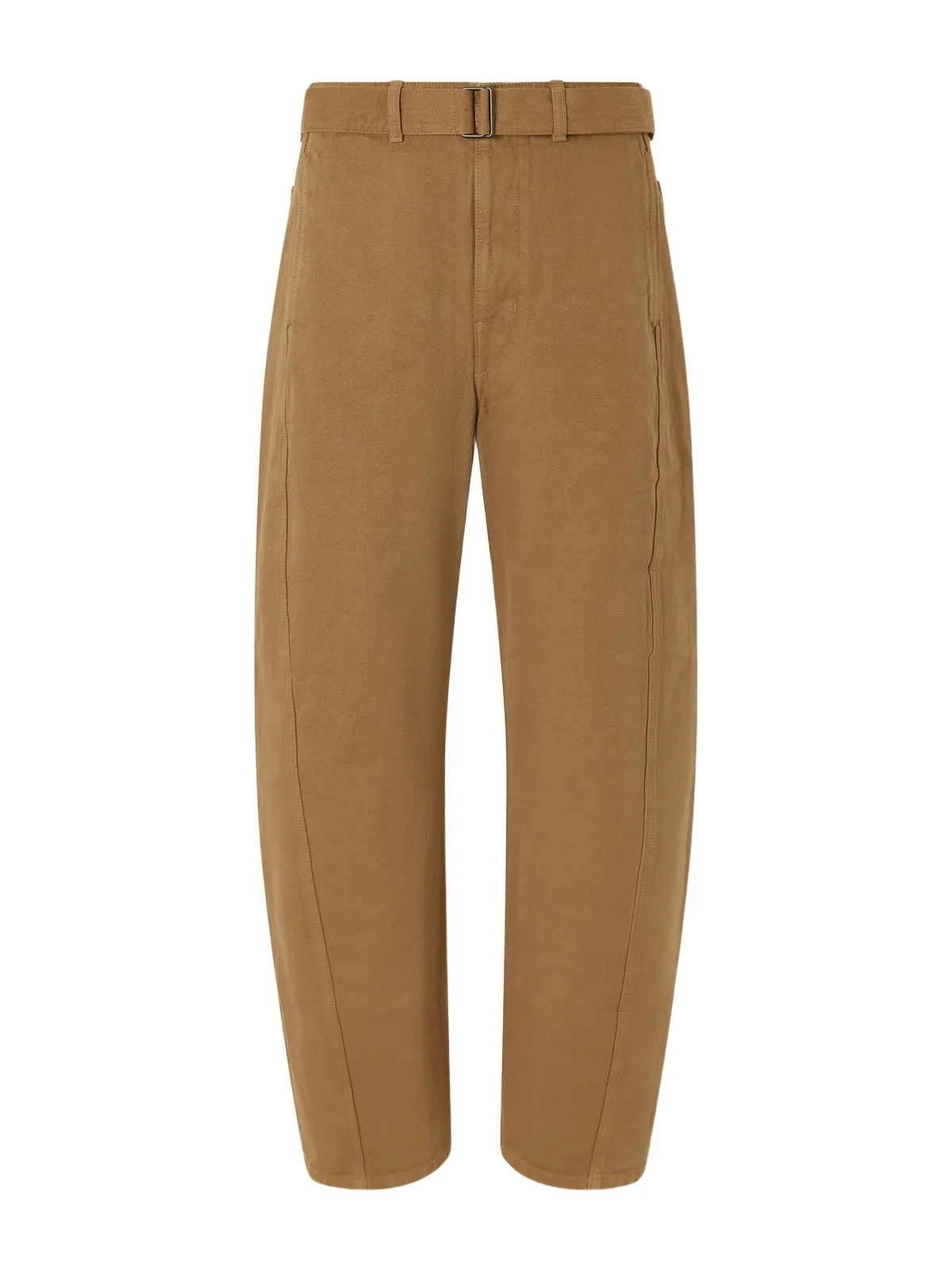 Straight-Leg Belted Cotton-Twill Trousers - Men Straight-Leg Belted Cotton-Twill Trousers - Men