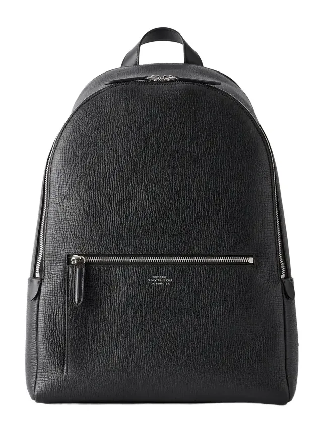 Full-Grain Leather Backpack - Men Full-Grain Leather Backpack - Men