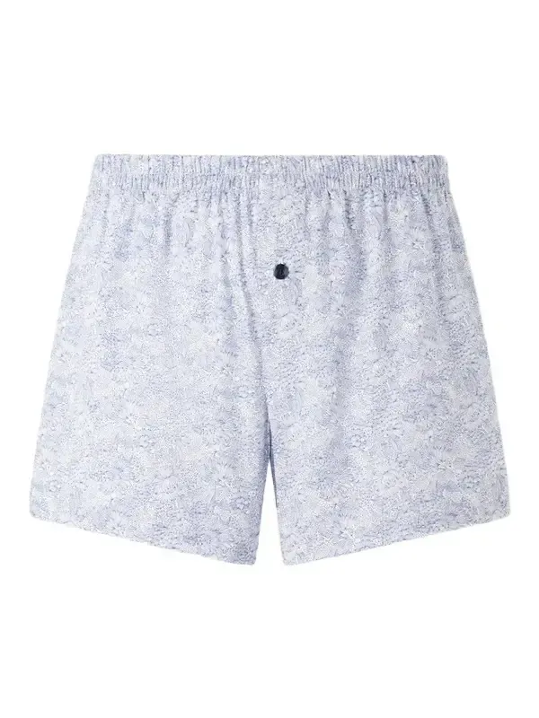 Zimmerli Printed Cotton-Satin Boxer Briefs - Men