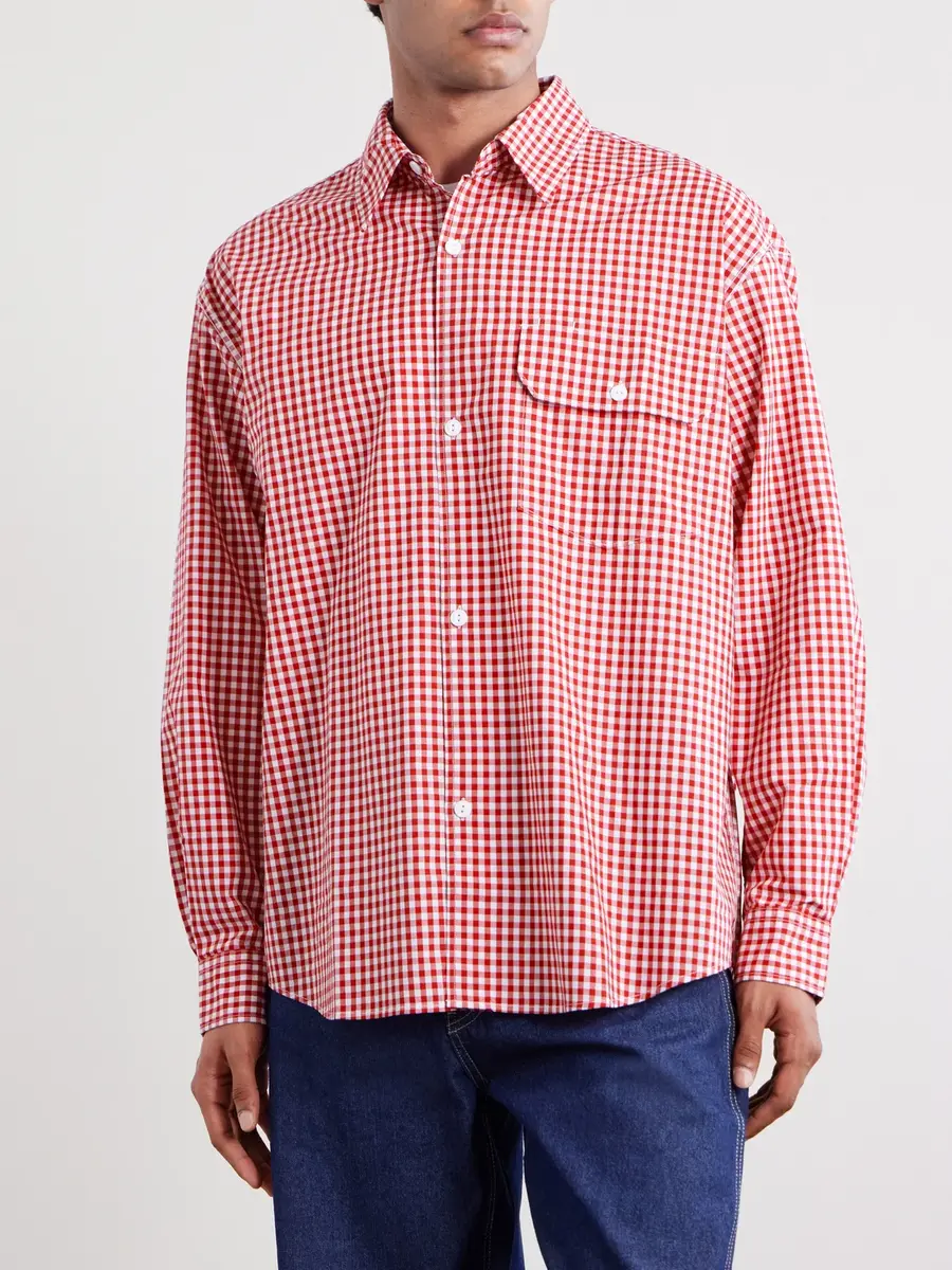FrizmWORKS Ease Gingham Cotton Shirt - Men | Thumbnail 3 FrizmWORKS Ease Gingham Cotton Shirt - Men | Thumbnail 3