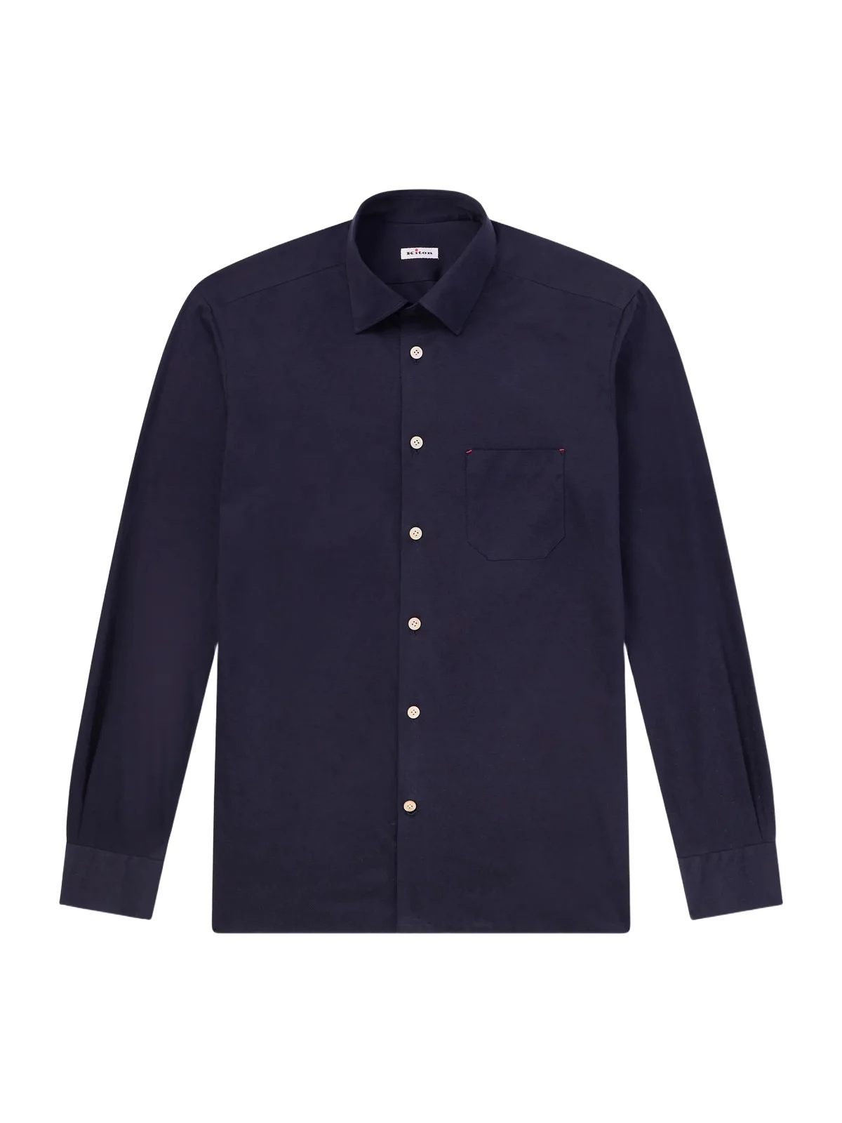 Kiton Cotton-Jersey Shirt - Men
