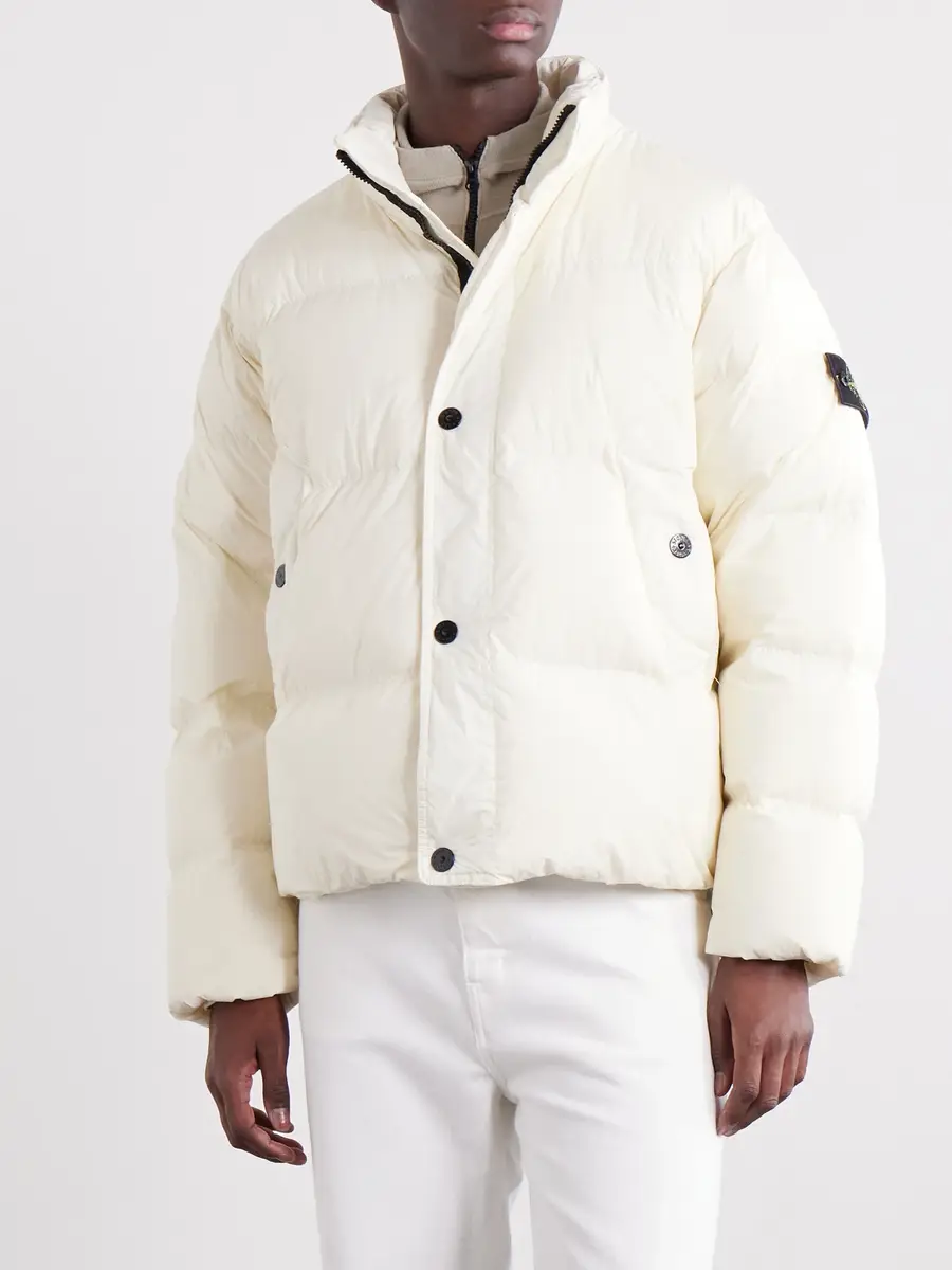 Stone Island Quilted Garment-Dyed Recycled Crinkle Reps NY Shell Down Jacket - Men | Thumbnail 3 Stone Island Quilted Garment-Dyed Recycled Crinkle Reps NY Shell Down Jacket - Men | Thumbnail 3
