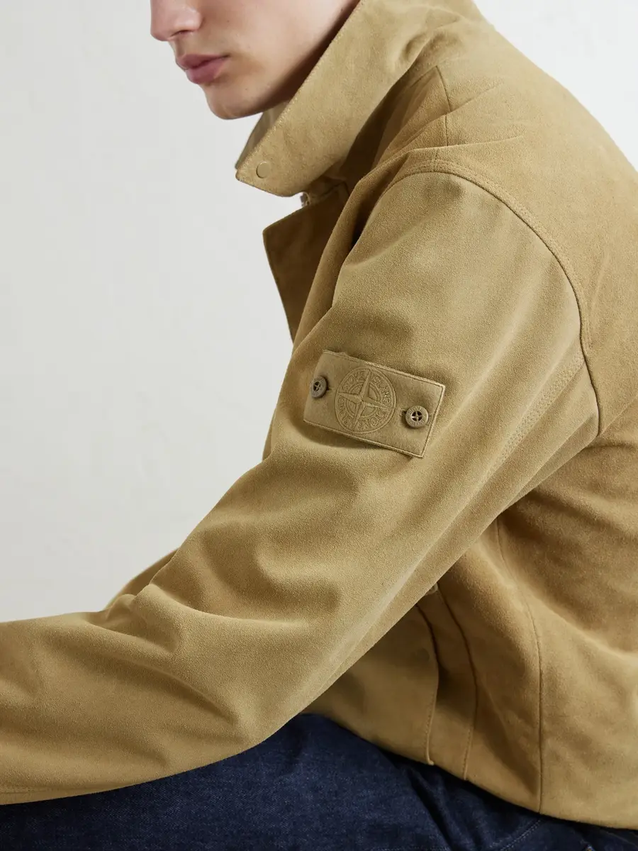 Stone Island GHOST Split-Leather Jacket - Men | Thumbnail 5