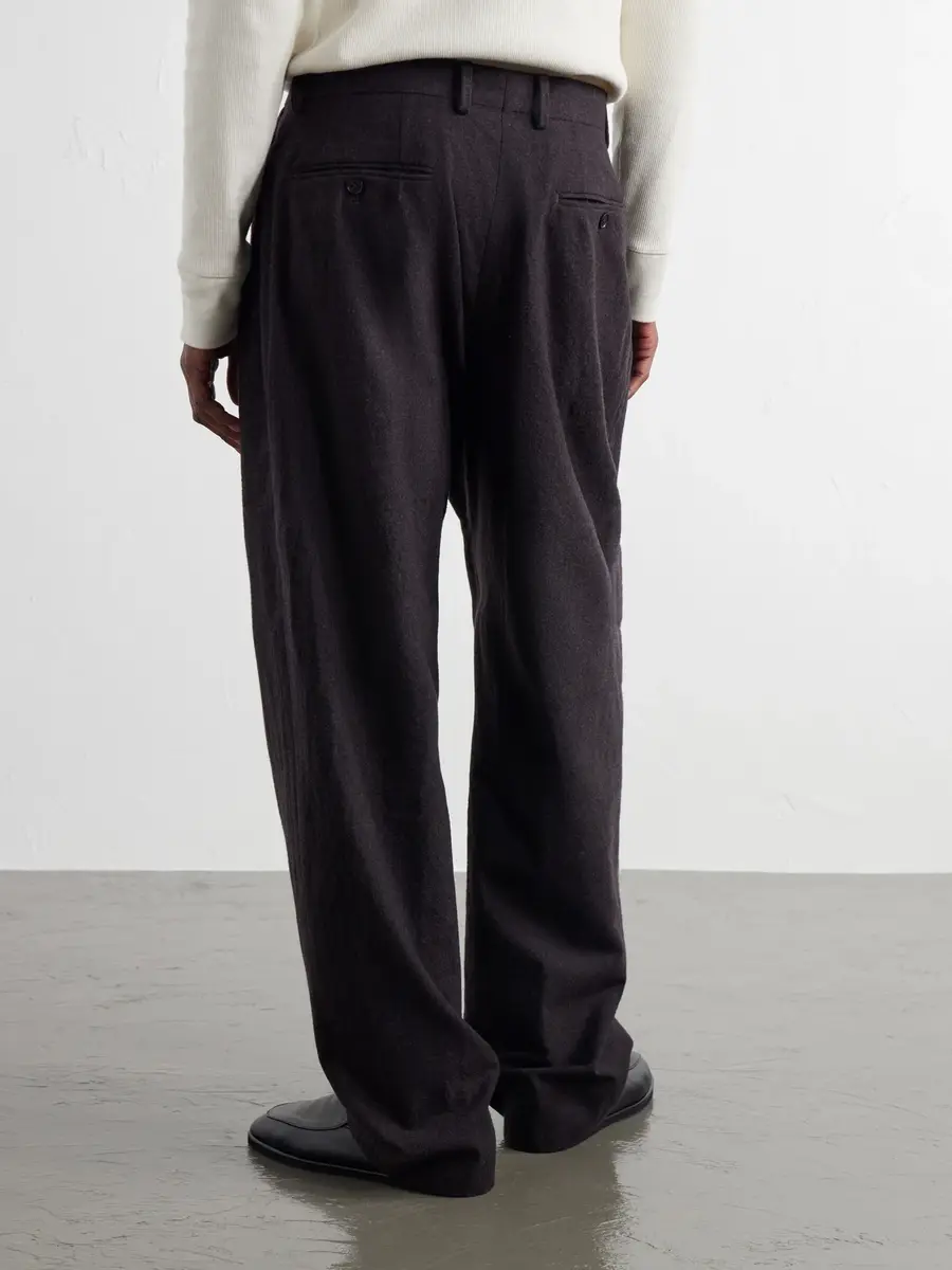 Kaptain Sunshine Straight-Leg Pleated Wool Trousers - Men | Thumbnail 4 Kaptain Sunshine Straight-Leg Pleated Wool Trousers - Men | Thumbnail 4