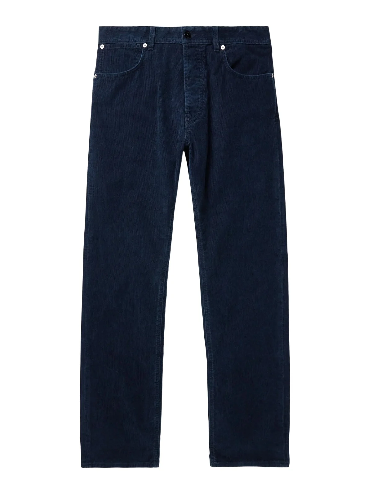 DENIM Straight-Leg Cotton-Blend Corduroy Trousers - Men DENIM Straight-Leg Cotton-Blend Corduroy Trousers - Men