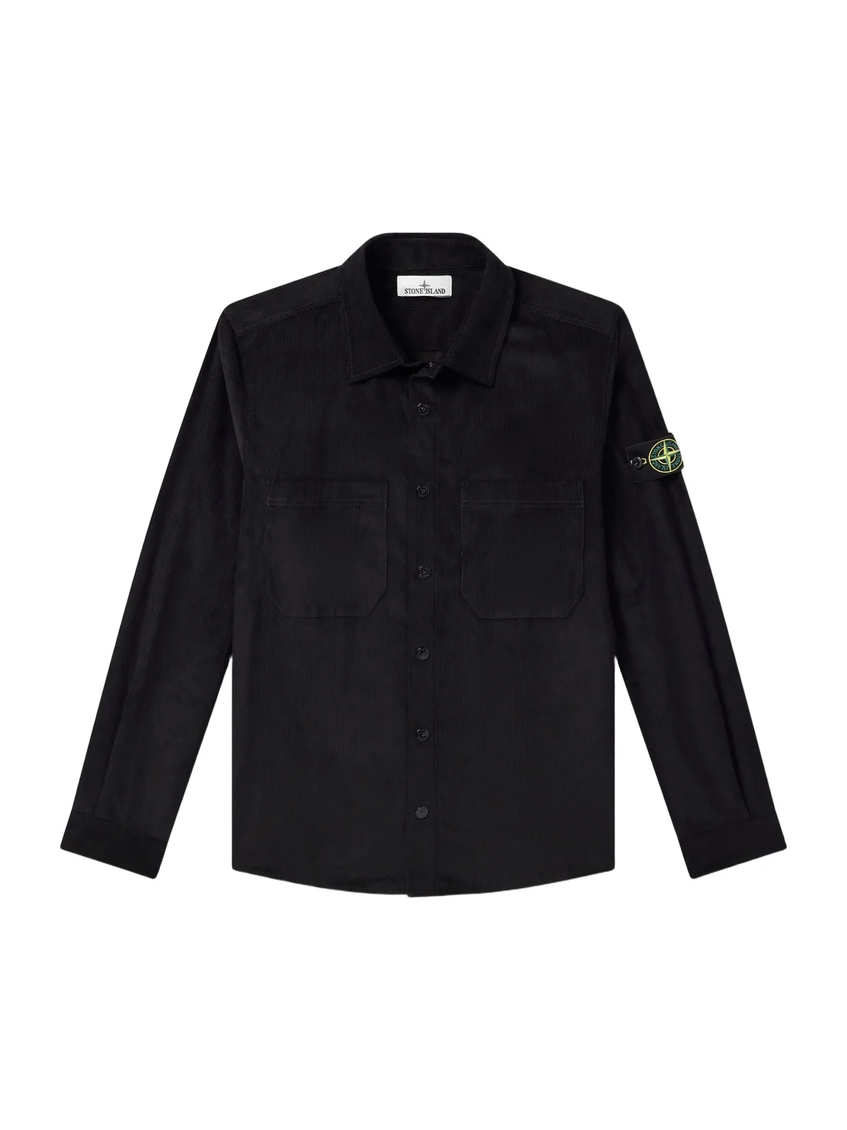 Stone Island Cotton Micro-Corduroy Shirt - Men