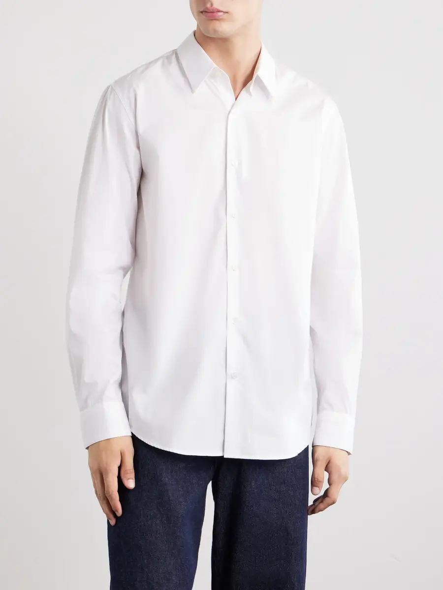 Dries Van Noten Curles Cotton-Poplin Shirt - Men | Thumbnail 3 Dries Van Noten Curles Cotton-Poplin Shirt - Men | Thumbnail 3