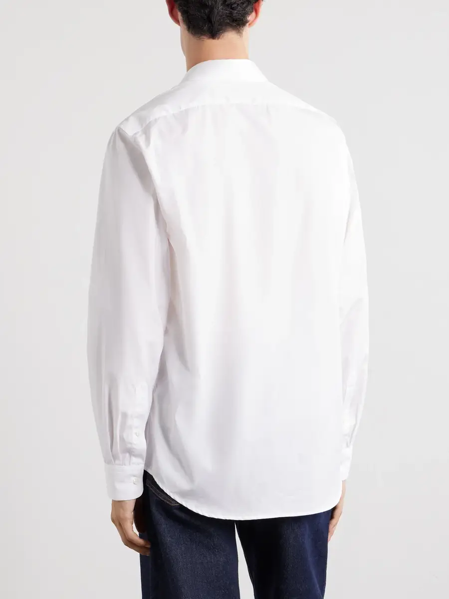 Dries Van Noten Curles Cotton-Poplin Shirt - Men | Thumbnail 4 Dries Van Noten Curles Cotton-Poplin Shirt - Men | Thumbnail 4