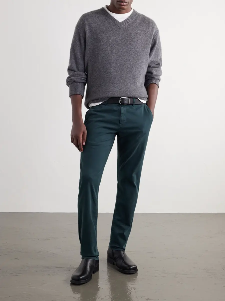 rag & bone Fit 3 Stretch-Cotton Twill Trousers - Men | Thumbnail 2 rag & bone Fit 3 Stretch-Cotton Twill Trousers - Men | Thumbnail 2