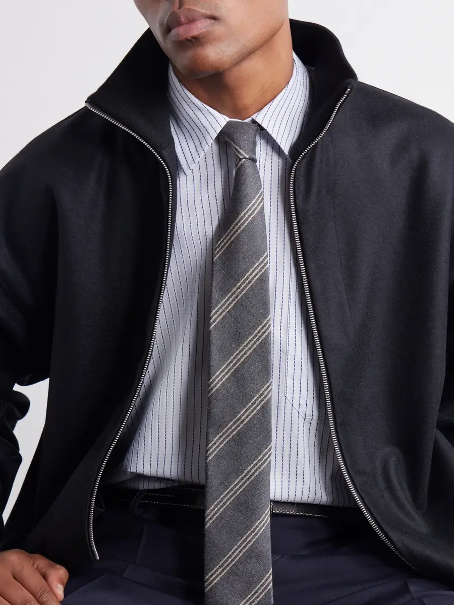 mfpen Banquet 6cm Striped Silk-Jacquard Tie - Men | Thumbnail 3 mfpen Banquet 6cm Striped Silk-Jacquard Tie - Men | Thumbnail 3