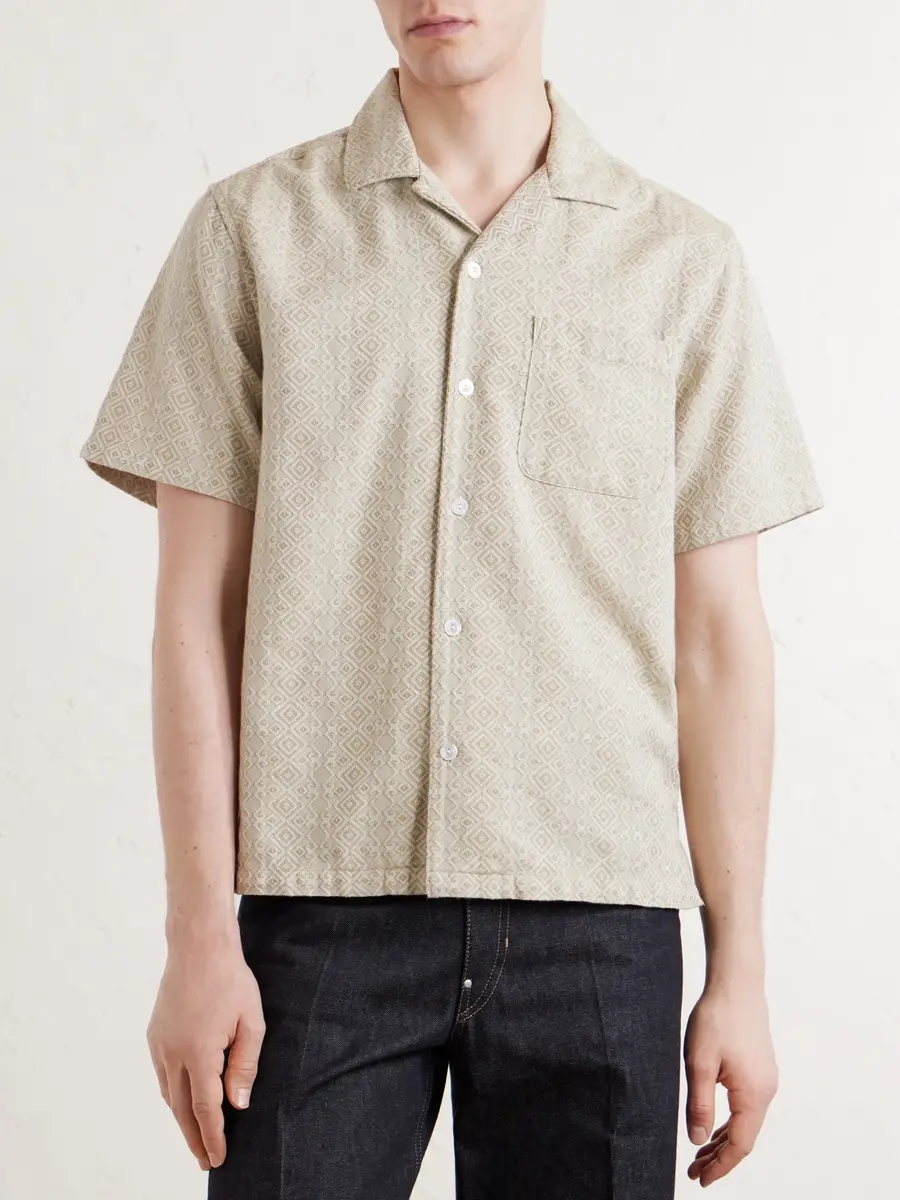 Aimé Leon Dore Novelty Camp-Collar Cotton-Jacquard Shirt - Men | Thumbnail 3 Aimé Leon Dore Novelty Camp-Collar Cotton-Jacquard Shirt - Men | Thumbnail 3