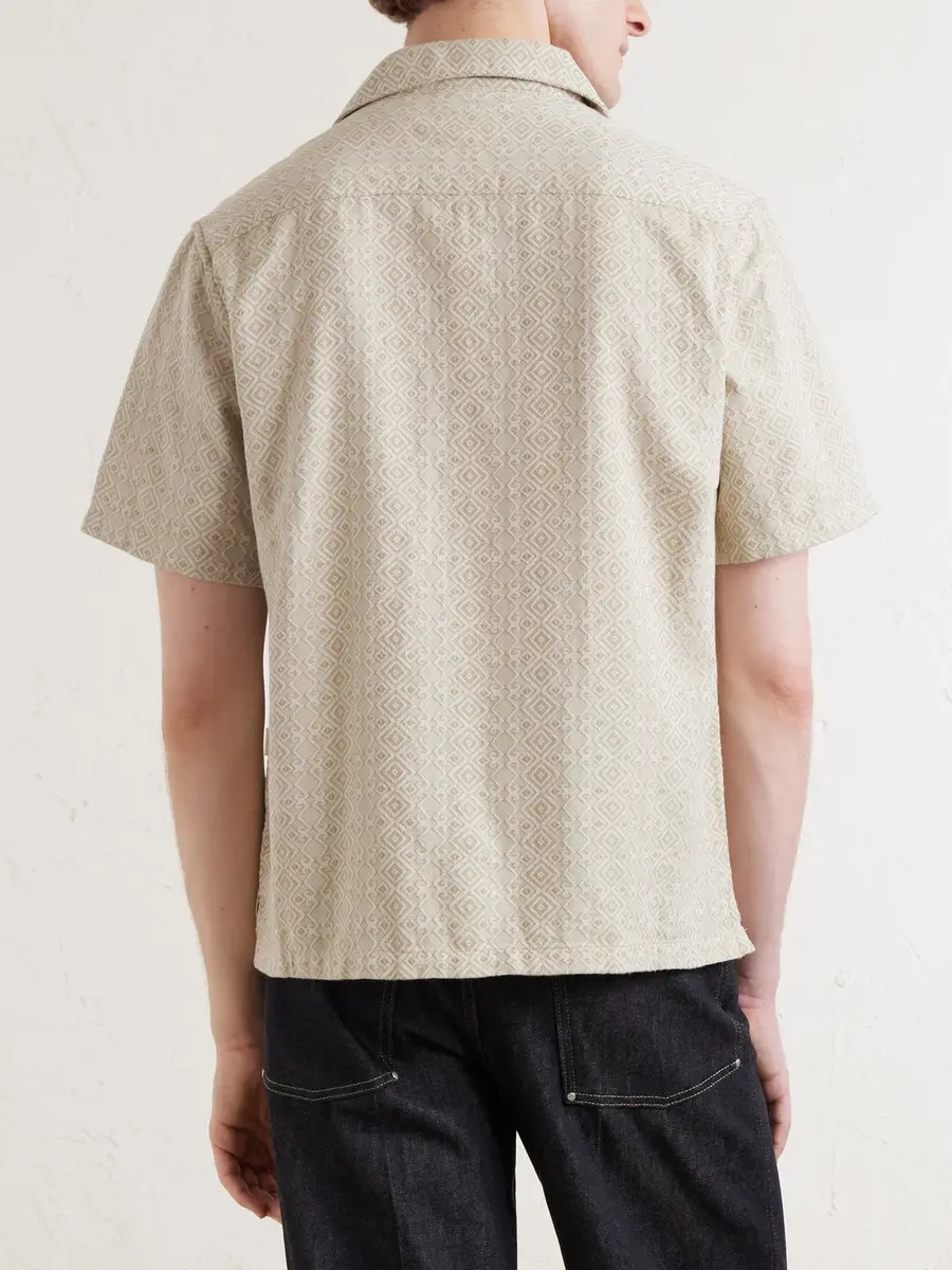 Aimé Leon Dore Novelty Camp-Collar Cotton-Jacquard Shirt - Men | Thumbnail 4 Aimé Leon Dore Novelty Camp-Collar Cotton-Jacquard Shirt - Men | Thumbnail 4