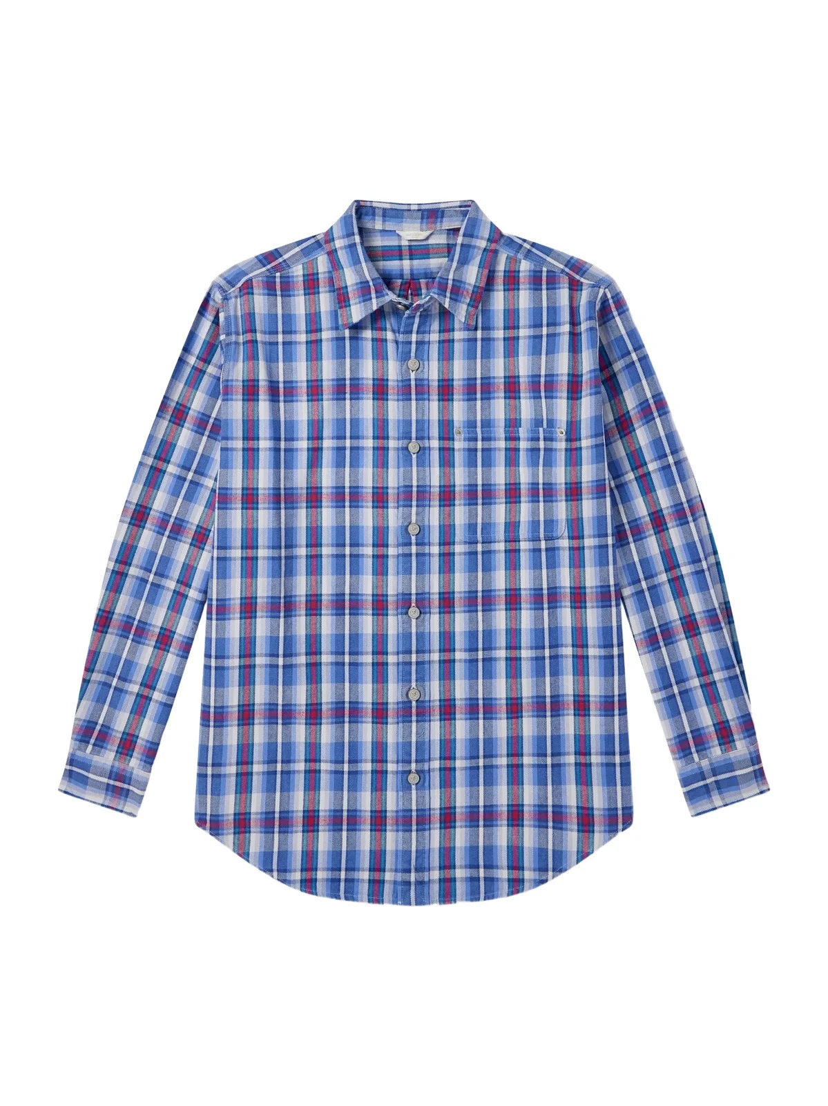 Checked Cotton-Twill Shirt - Men Checked Cotton-Twill Shirt - Men