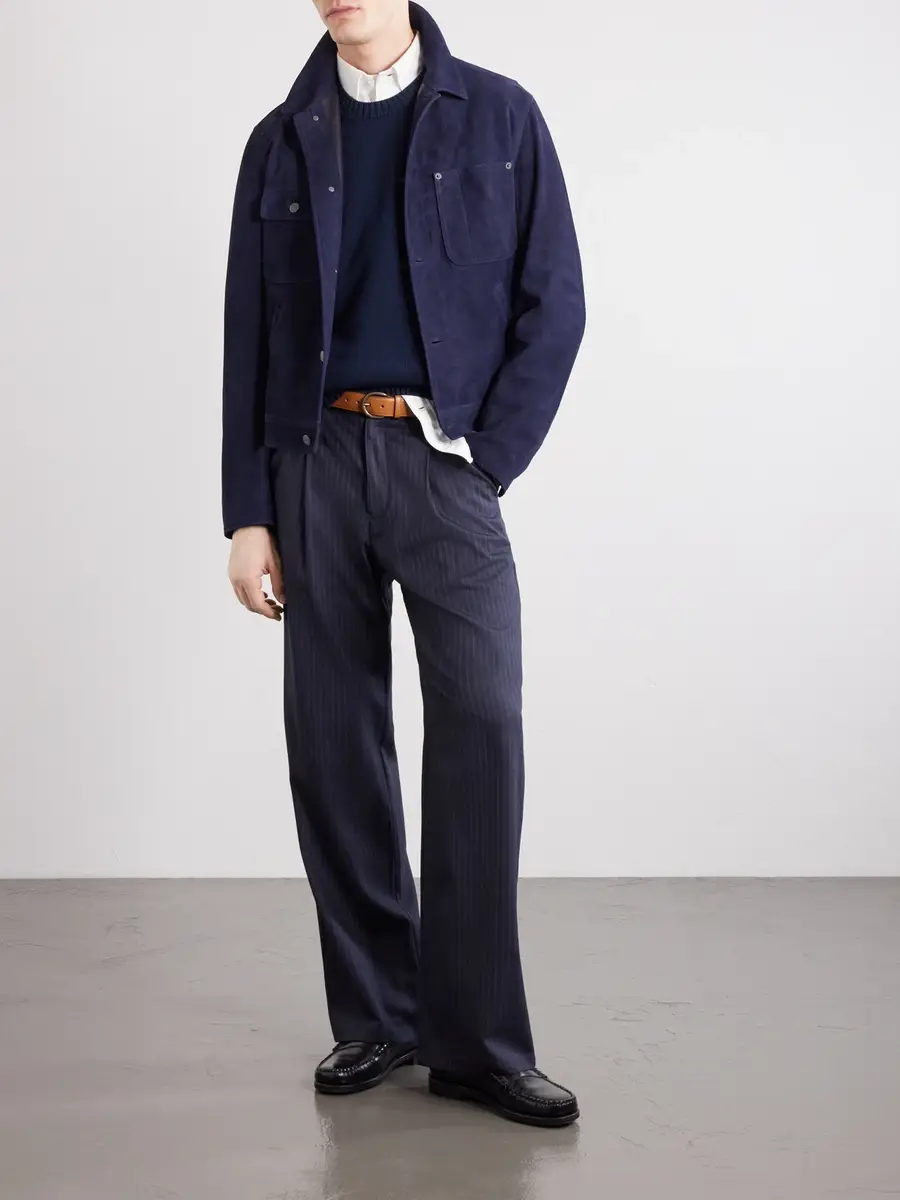 Anderson & Sheppard Cotton Sweater - Men | Thumbnail 2 Anderson & Sheppard Cotton Sweater - Men | Thumbnail 2