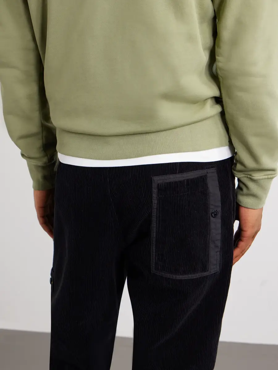 Stone Island Straight-Leg Logo-Appliquéd Garment-Dyed Cotton-Corduroy 800 Trousers - Men | Thumbnail 5 Stone Island Straight-Leg Logo-Appliquéd Garment-Dyed Cotton-Corduroy 800 Trousers - Men | Thumbnail 5