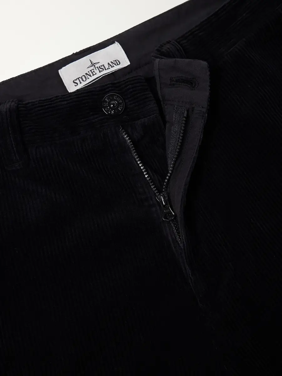 Stone Island Straight-Leg Logo-Appliquéd Garment-Dyed Cotton-Corduroy 800 Trousers - Men | Thumbnail 6 Stone Island Straight-Leg Logo-Appliquéd Garment-Dyed Cotton-Corduroy 800 Trousers - Men | Thumbnail 6