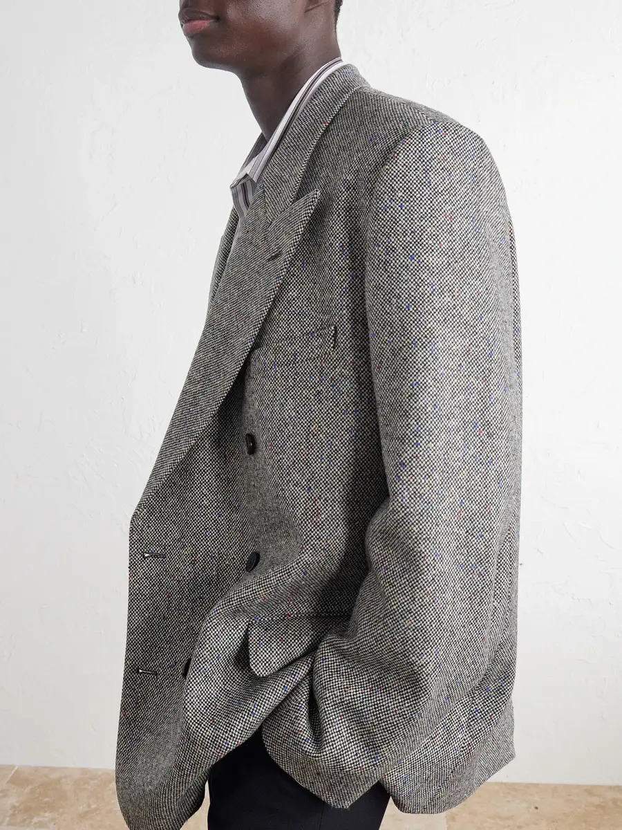 Dries Van Noten Double-Breasted Wool Blazer - Men | Thumbnail 5 Dries Van Noten Double-Breasted Wool Blazer - Men | Thumbnail 5