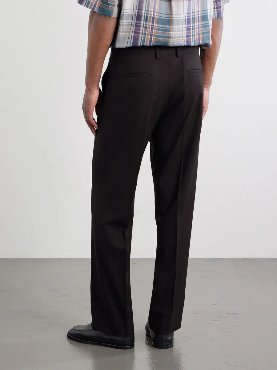 Kaptain Sunshine Straight-Leg Wool-Poplin Trousers - Men | Thumbnail 4 Kaptain Sunshine Straight-Leg Wool-Poplin Trousers - Men | Thumbnail 4