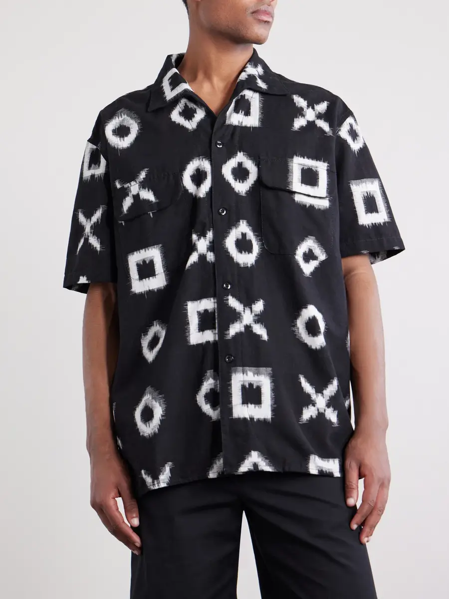 Monitaly Milano Cotton-Jacquard Shirt - Men | Thumbnail 3