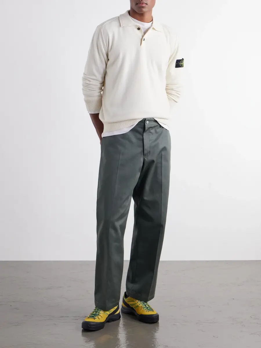 Stone Island Virgin Wool Polo Shirt - Men | Thumbnail 2 Stone Island Virgin Wool Polo Shirt - Men | Thumbnail 2