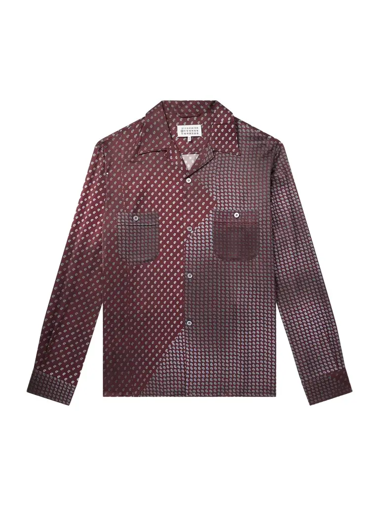 Maison Margiela Paisley-Print Satin Shirt - Men