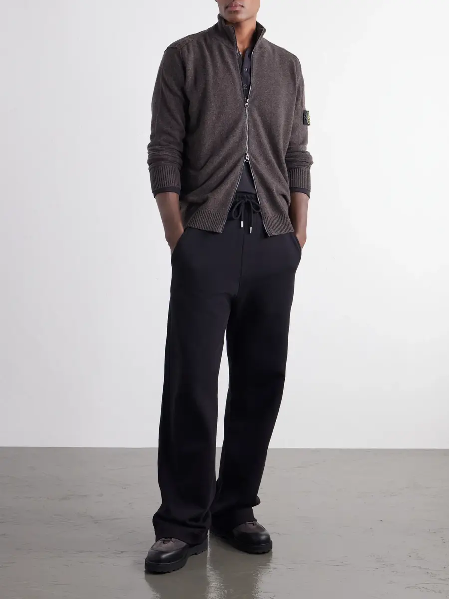 Stone Island Virgin Wool Zip-Up Cardigan - Men | Thumbnail 2
