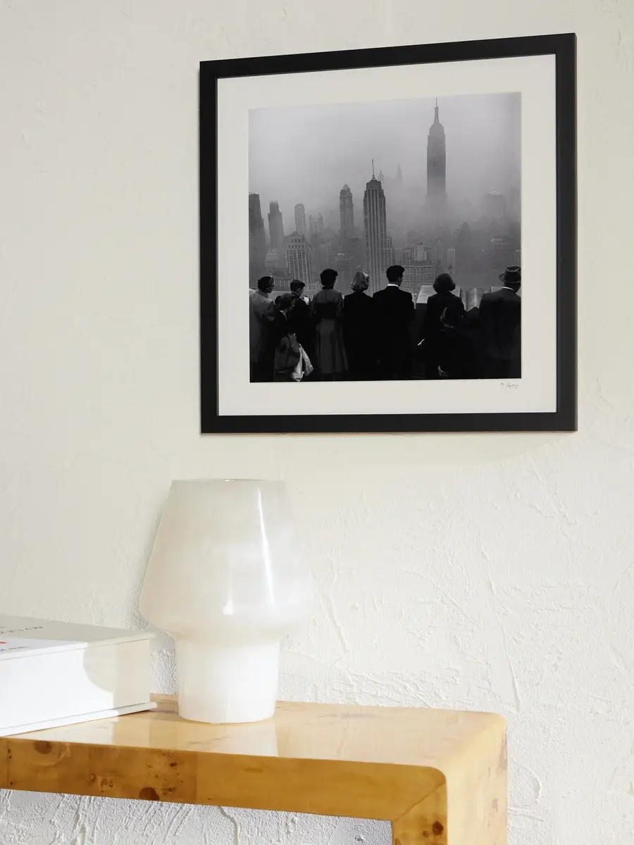 Sonic Editions Framed 1953 Contemplating the Big Apple Print, 40" x 40" - Men | Thumbnail 2