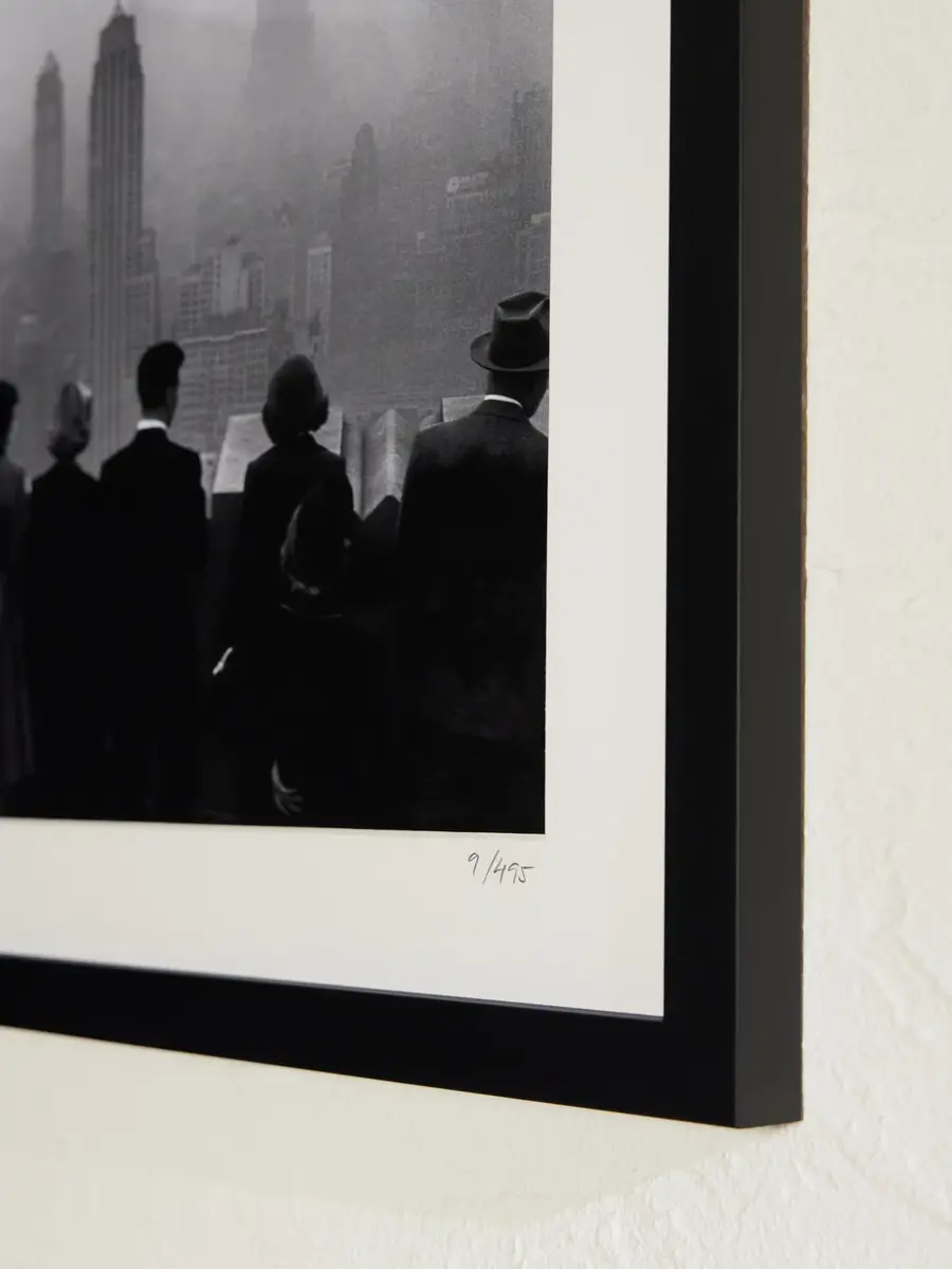 Sonic Editions Framed 1953 Contemplating the Big Apple Print, 40" x 40" - Men | Thumbnail 3