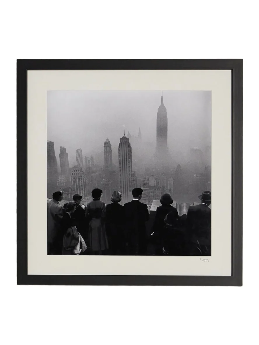 Sonic Editions Framed 1953 Contemplating the Big Apple Print, 40" x 40" - Men