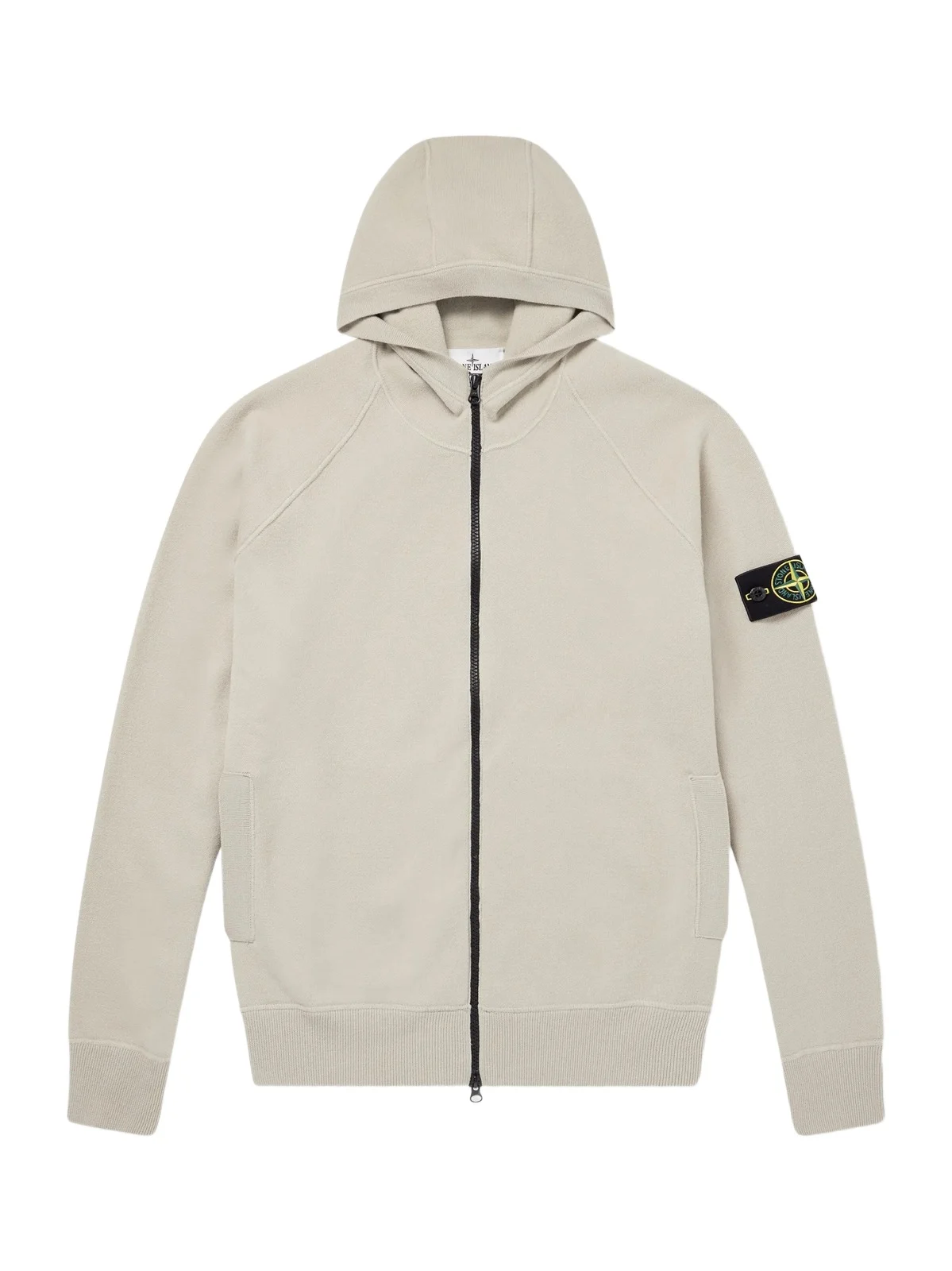 Stretch RWS Wool-Blend Zip-Up Hoodie - Men