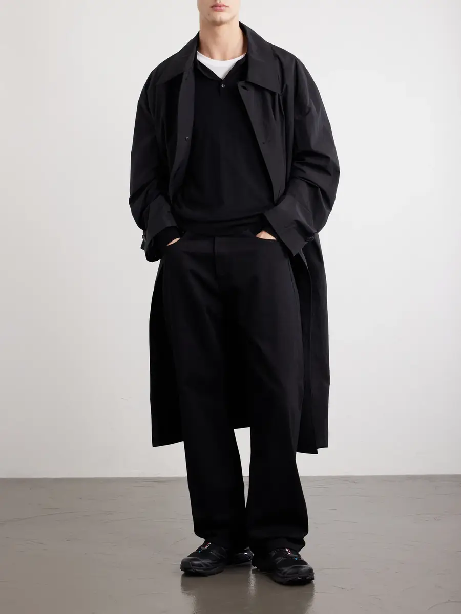 Stone Island STONE ISLAND GHOST Knitted Light Pure RWS Wool Polo Sweater - Men | Thumbnail 2