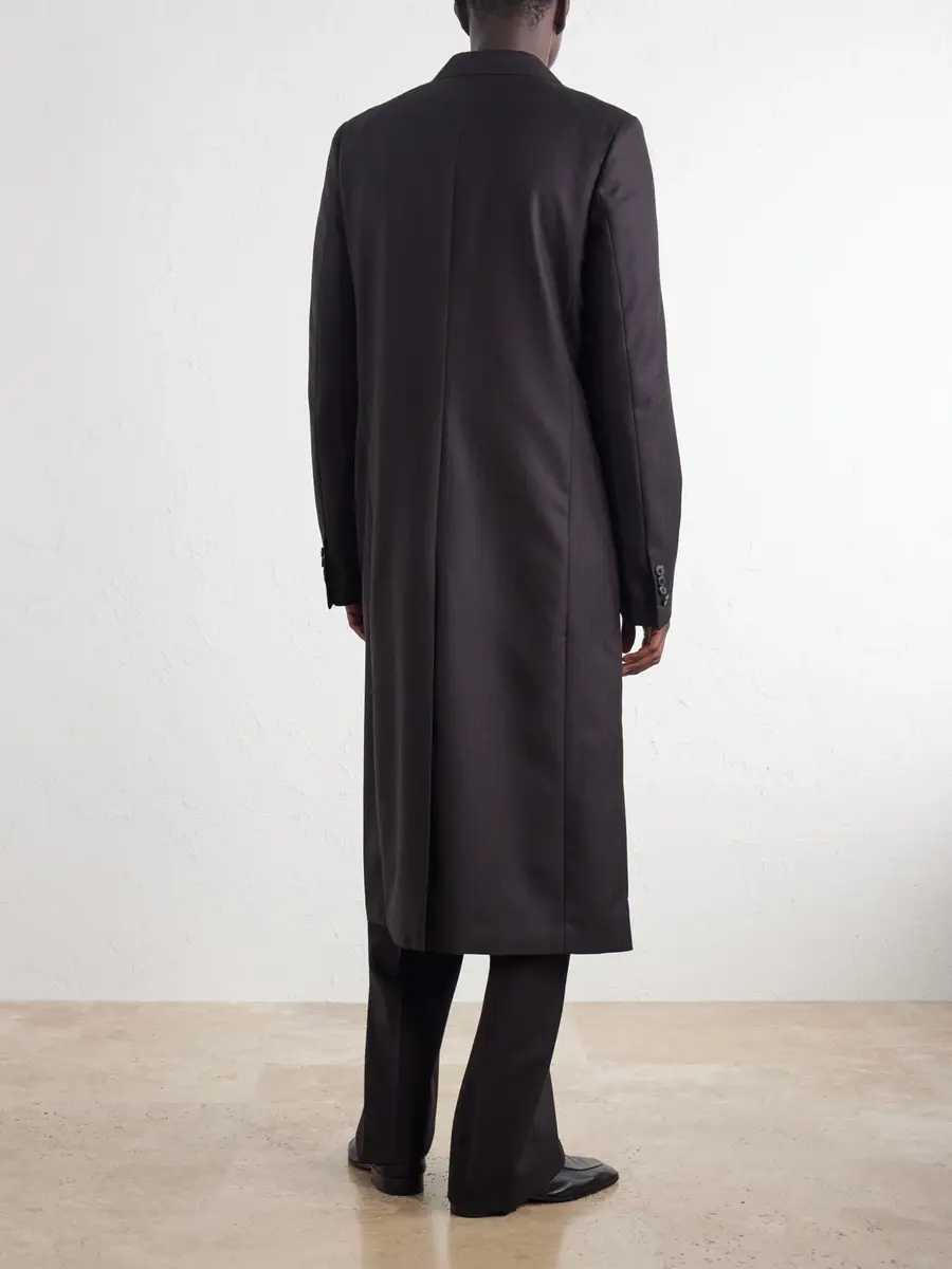 Dries Van Noten Double-Breasted Herringbone Wool Coat - Men | Thumbnail 4 Dries Van Noten Double-Breasted Herringbone Wool Coat - Men | Thumbnail 4