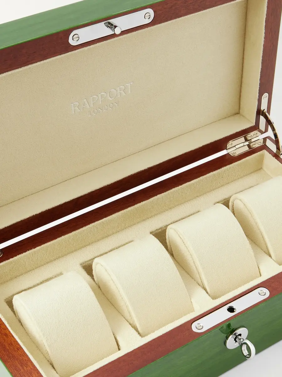 Rapport London Heritage Lacquered Cedar Four-Piece Watch Box - Men | Thumbnail 4 Rapport London Heritage Lacquered Cedar Four-Piece Watch Box - Men | Thumbnail 4
