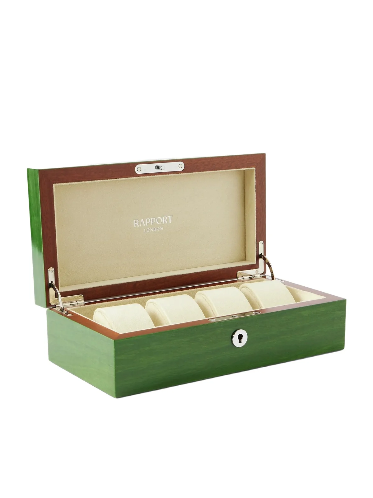 Heritage Lacquered Cedar Four-Piece Watch Box - Men