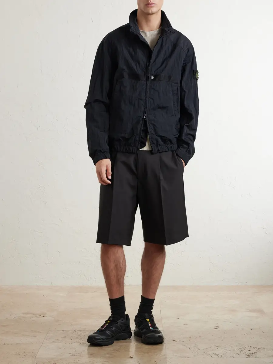 Stone Island Garment-Dyed Warp Rib Nylon-TC Jacket - Men | Thumbnail 2